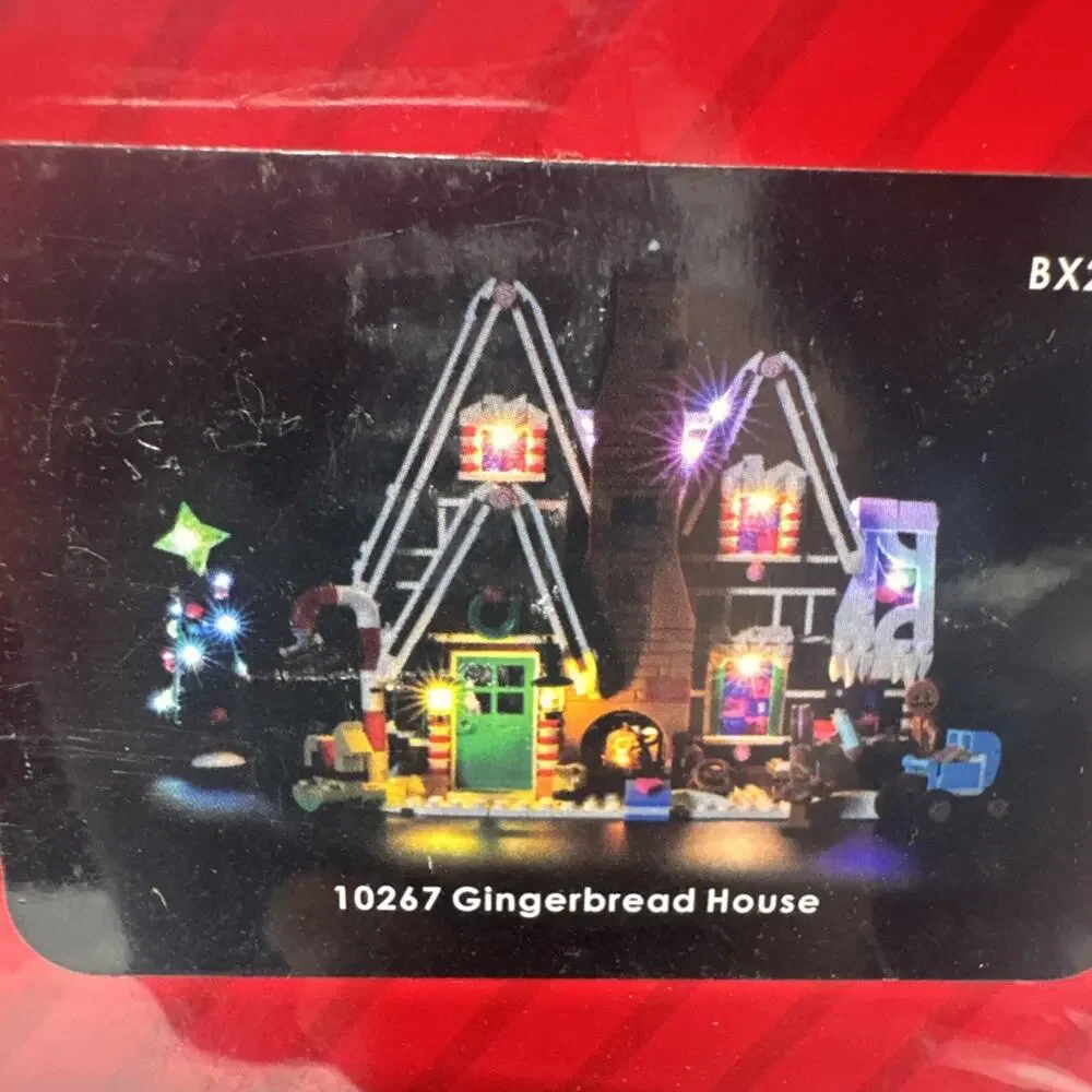 Briksmax LED Lighting Christmas Gingerbread House Light Up Your Building Set